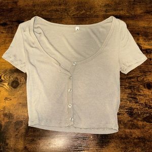 Aritzia Sunday Best Holly Crop Top